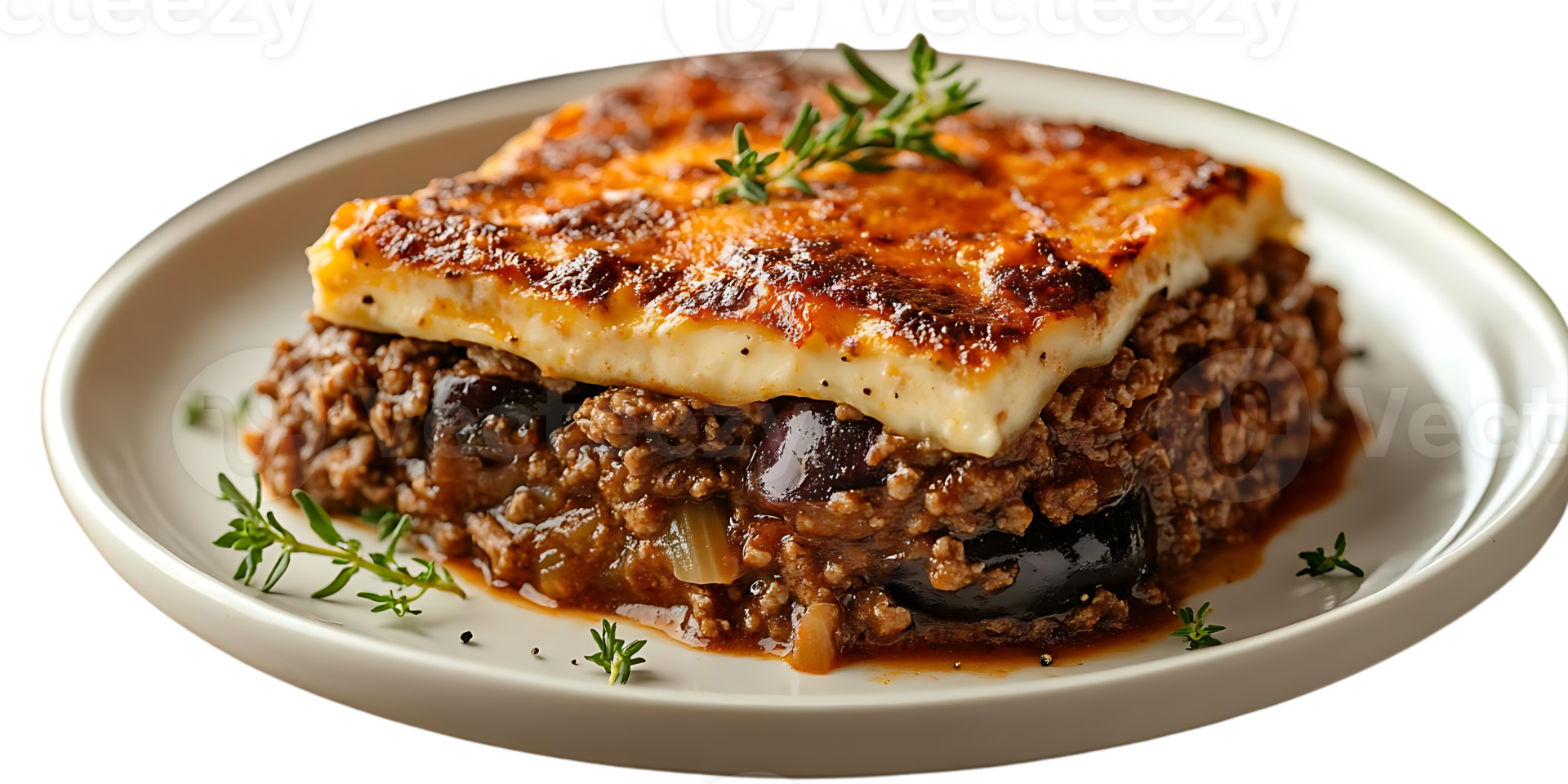 Delicious Greek Moussaka with Ground Beef, Melted Cheese, and a ...