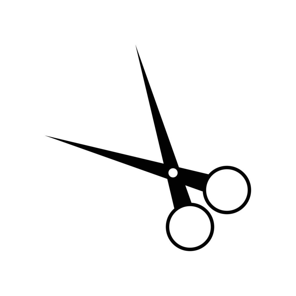 Scissor icon isolated on white background illustration vector
