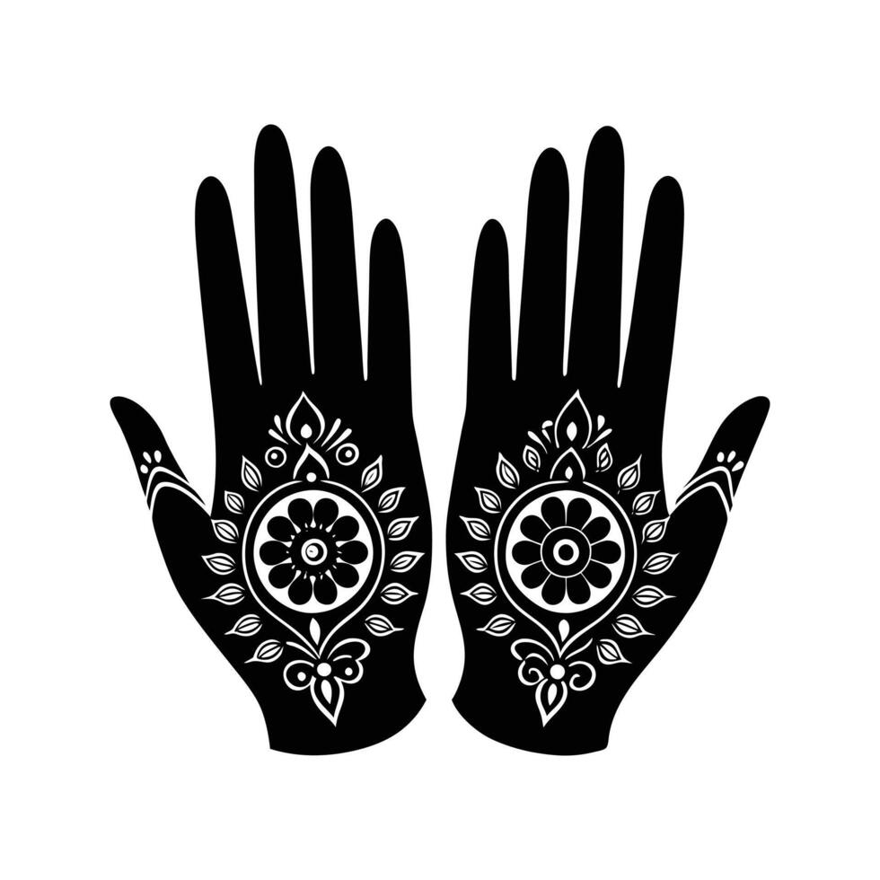 Damask baroque ornament border and frame ornament Floral ornament black silhouette vector