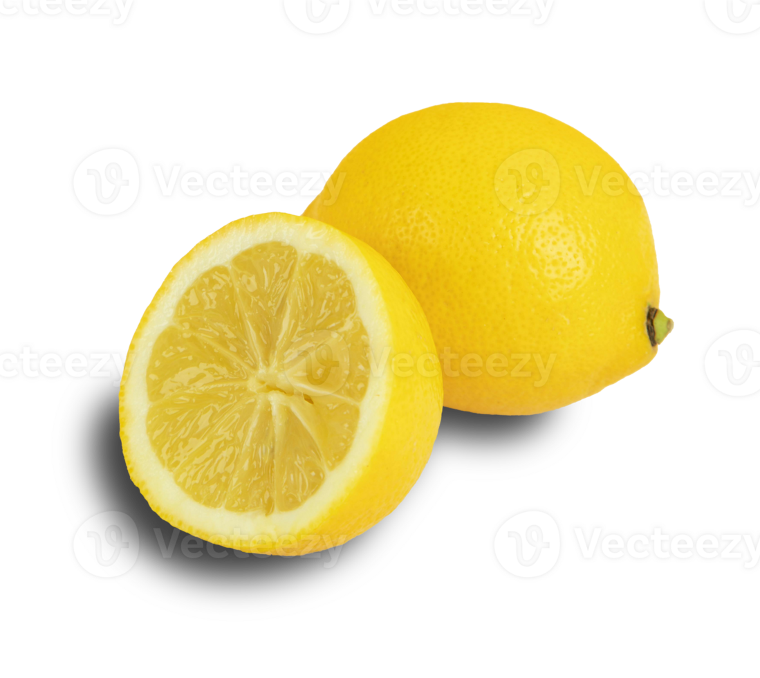 lemon isolated on transparent background png