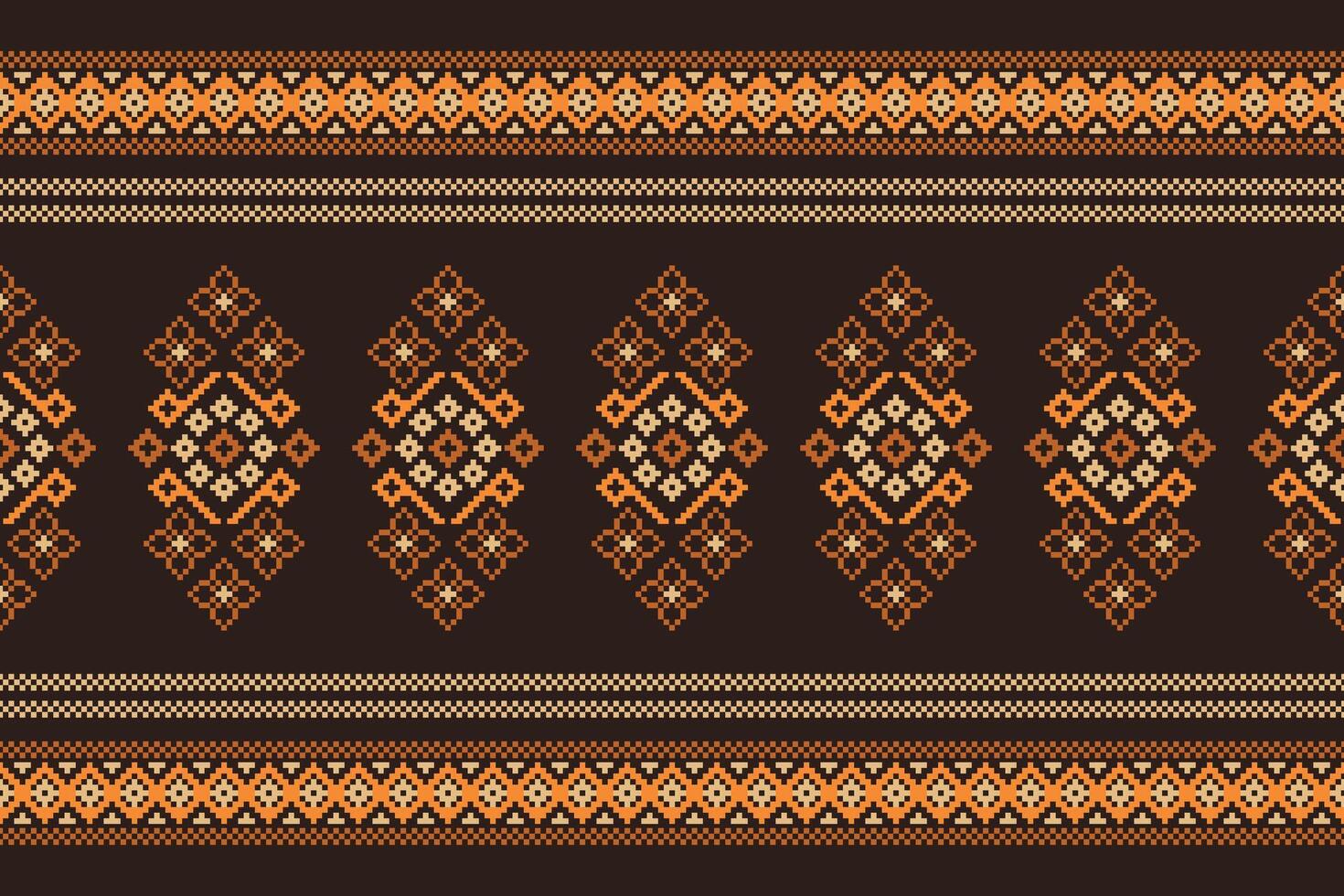 cross stitch motif brown pattern background 22.8.24 1 vector