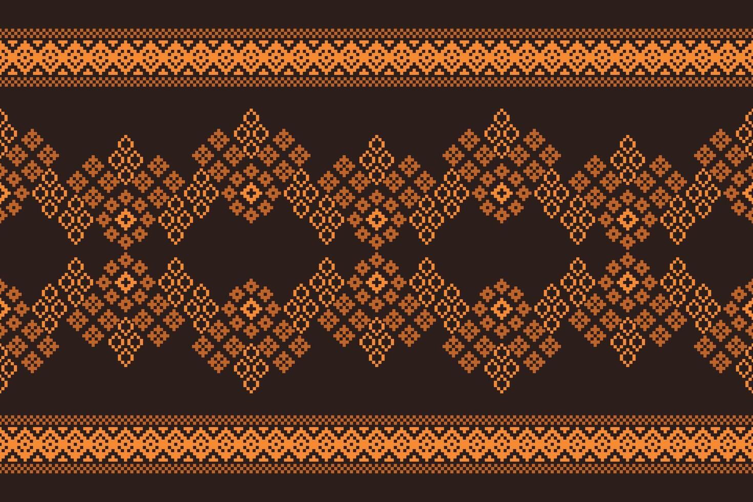 cross stitch motif brown pattern background 22.8.24 5 vector