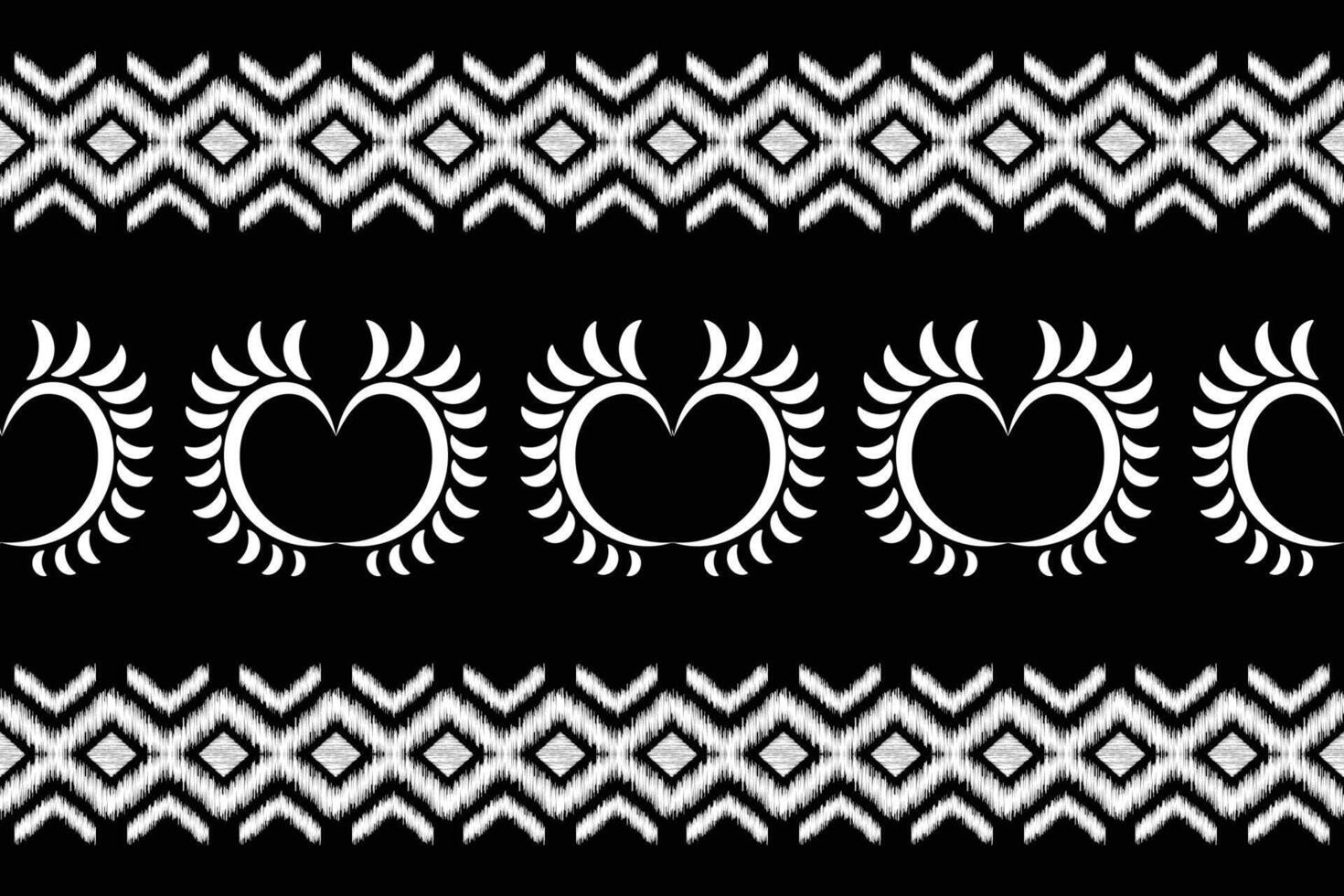 ikat pattern black background 24.8.24 7 vector