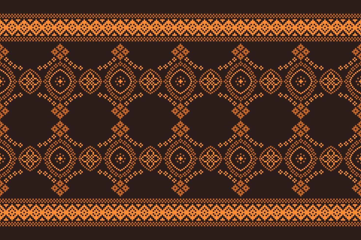 cross stitch motif brown pattern background 22.8.24 4 vector