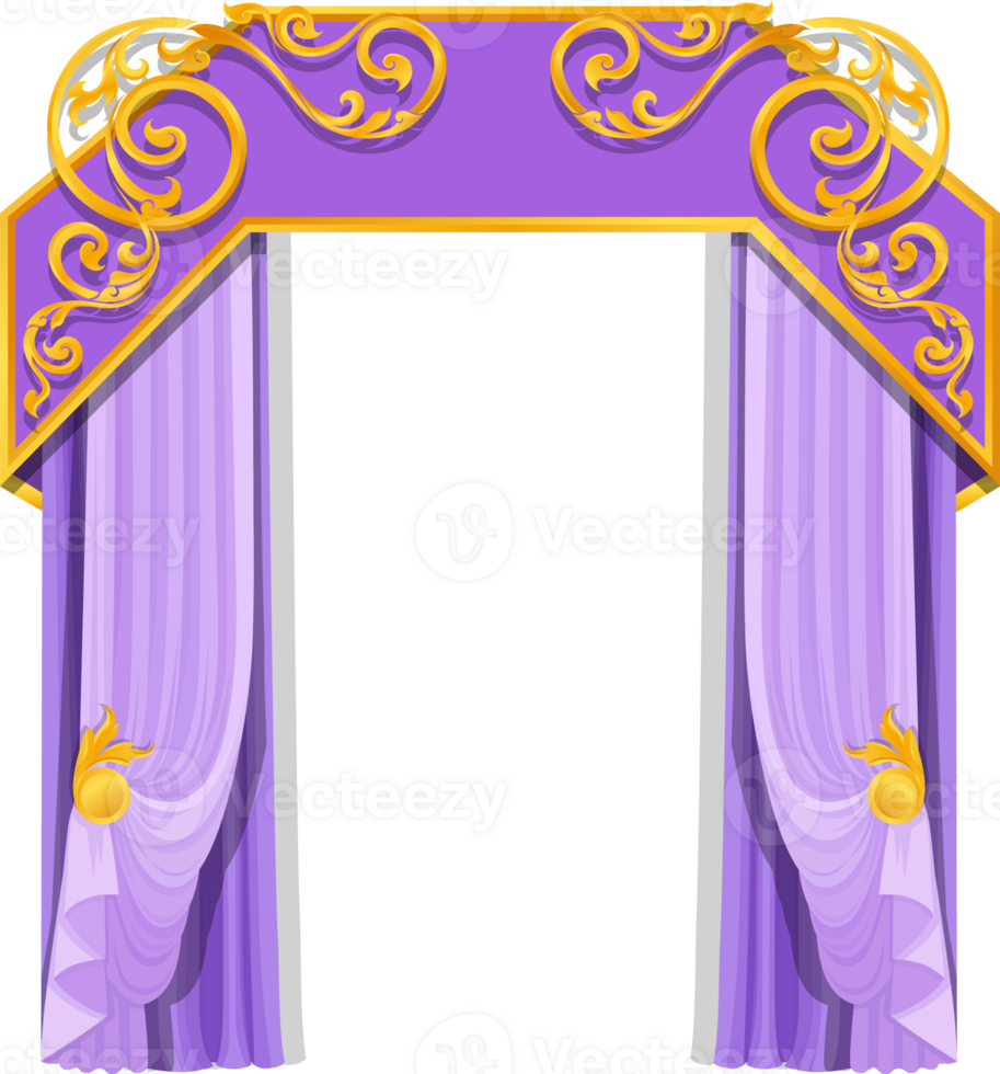 Curtains Purple, Thai style. png