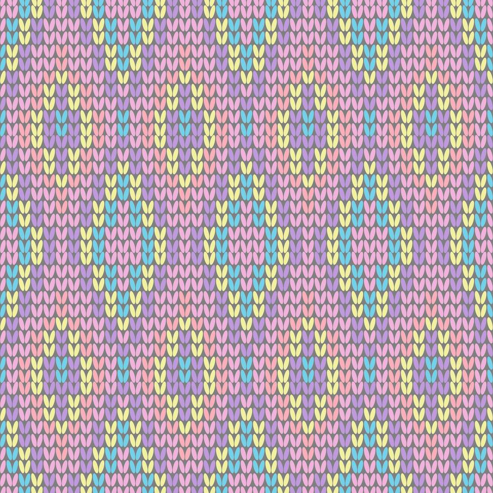 Zigzag pattern fabric for sweaters vector