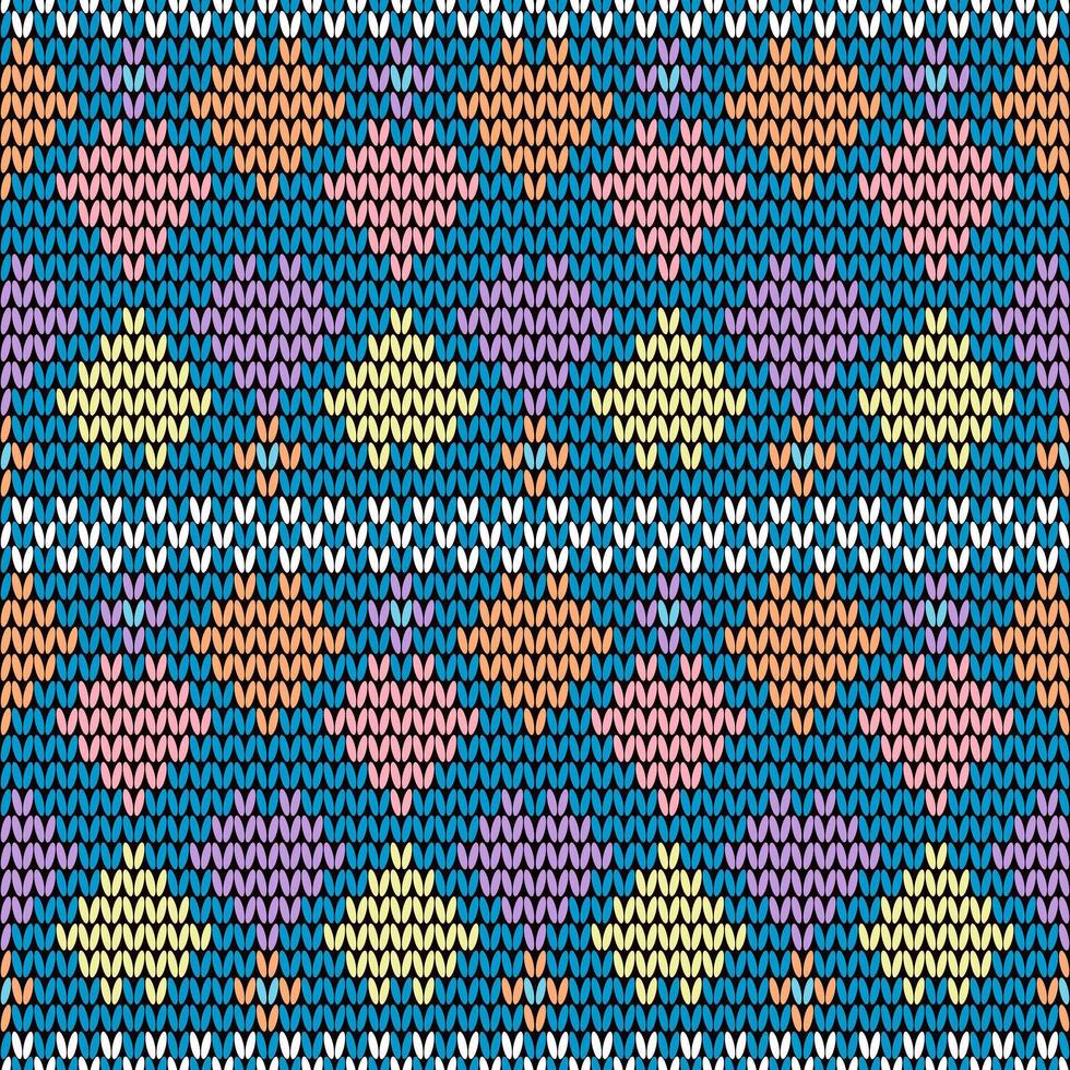 Knitting design is a hobby. vector