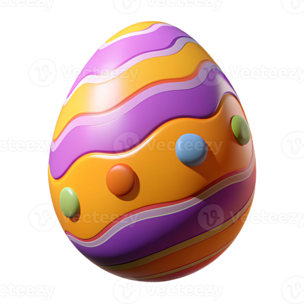 Colorful Easter Egg png
