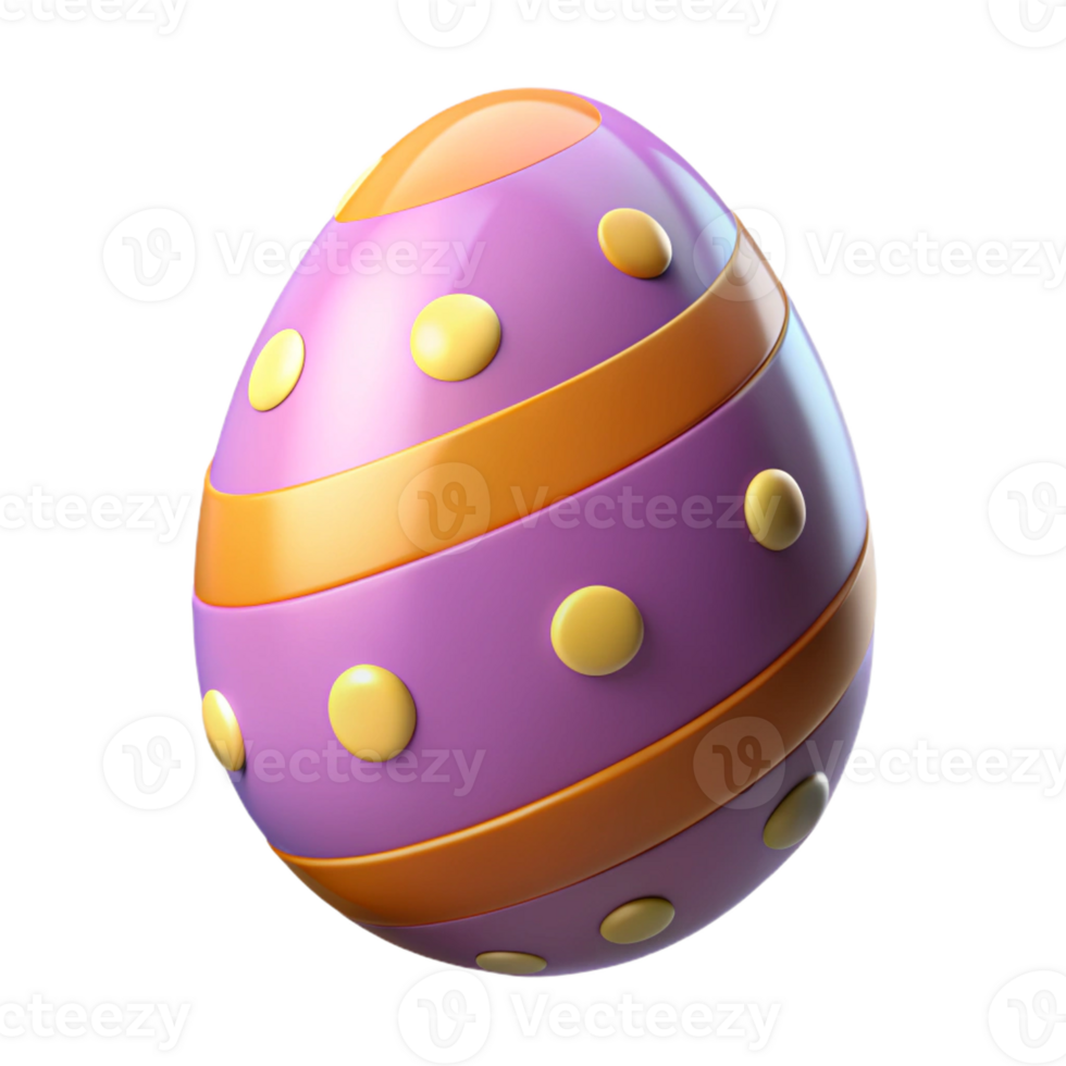 Easter Egg with Dots png