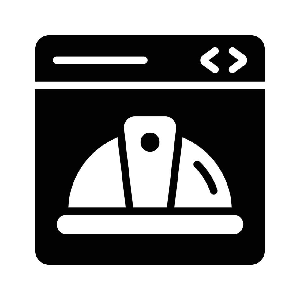 Website maintenance icon design isolated on white background vector