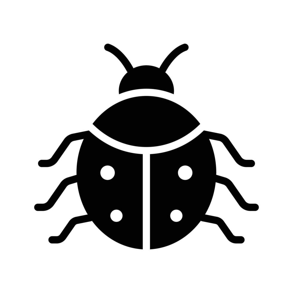 An amazing icon of lady bug isolated on white background vector