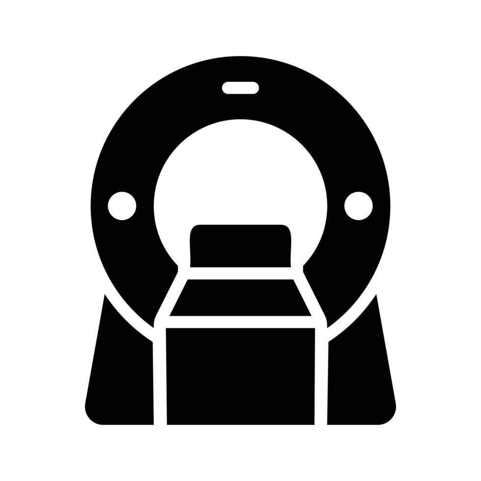 Have a look at this amazing icon of ct scanner, mri machine vector