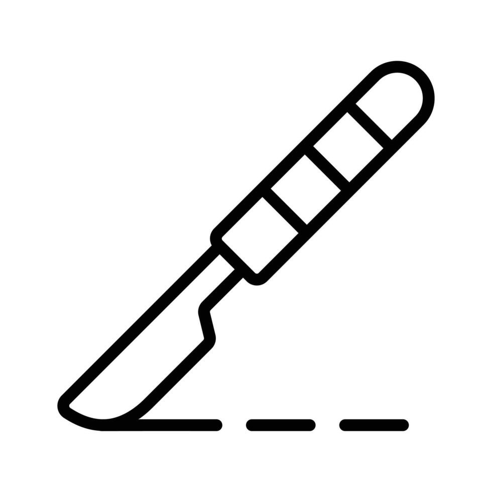 A new trendy style icon of surgical knife, easy to use vector