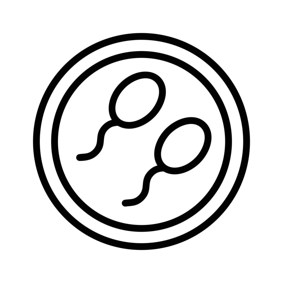 Get this amazing icon of sperms in trendy design style vector