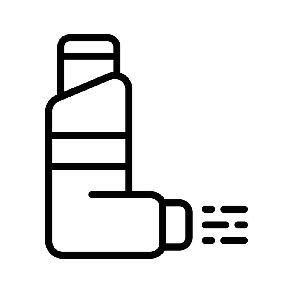 Beautiful of inhaler, medical equipment icon vector
