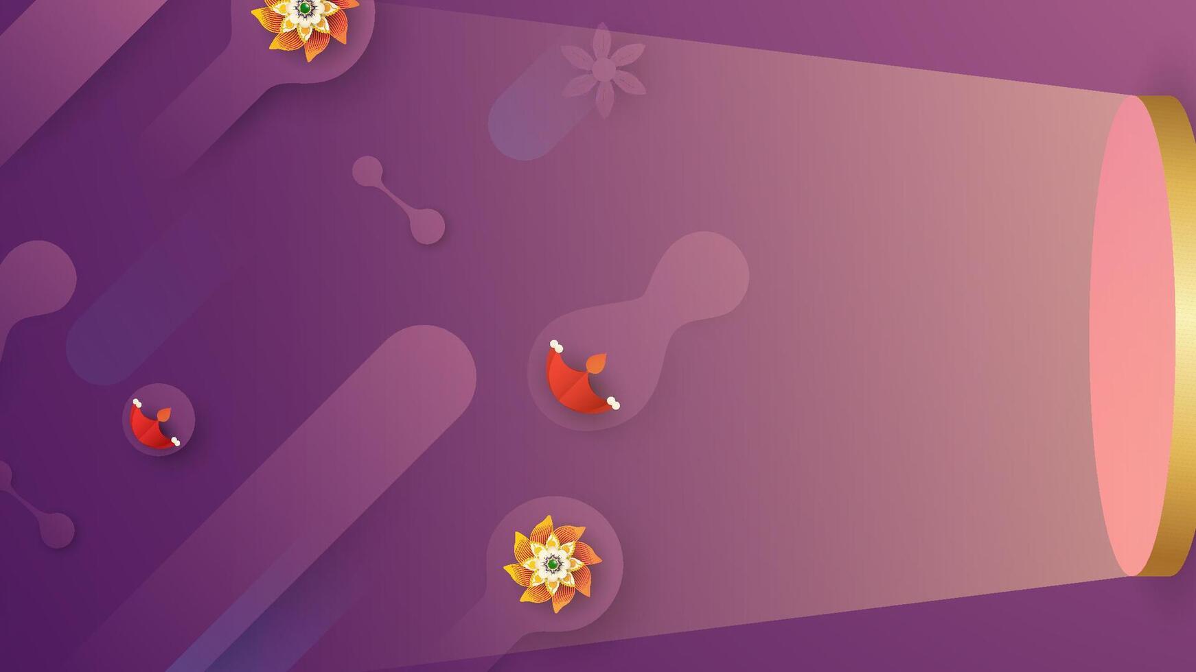 Abstract invitation background for period of Diwali. vector