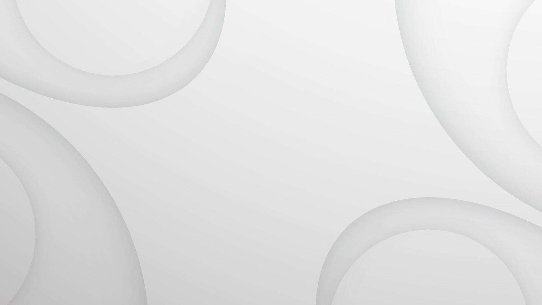Smooth grey background with soft shadow curve. vector