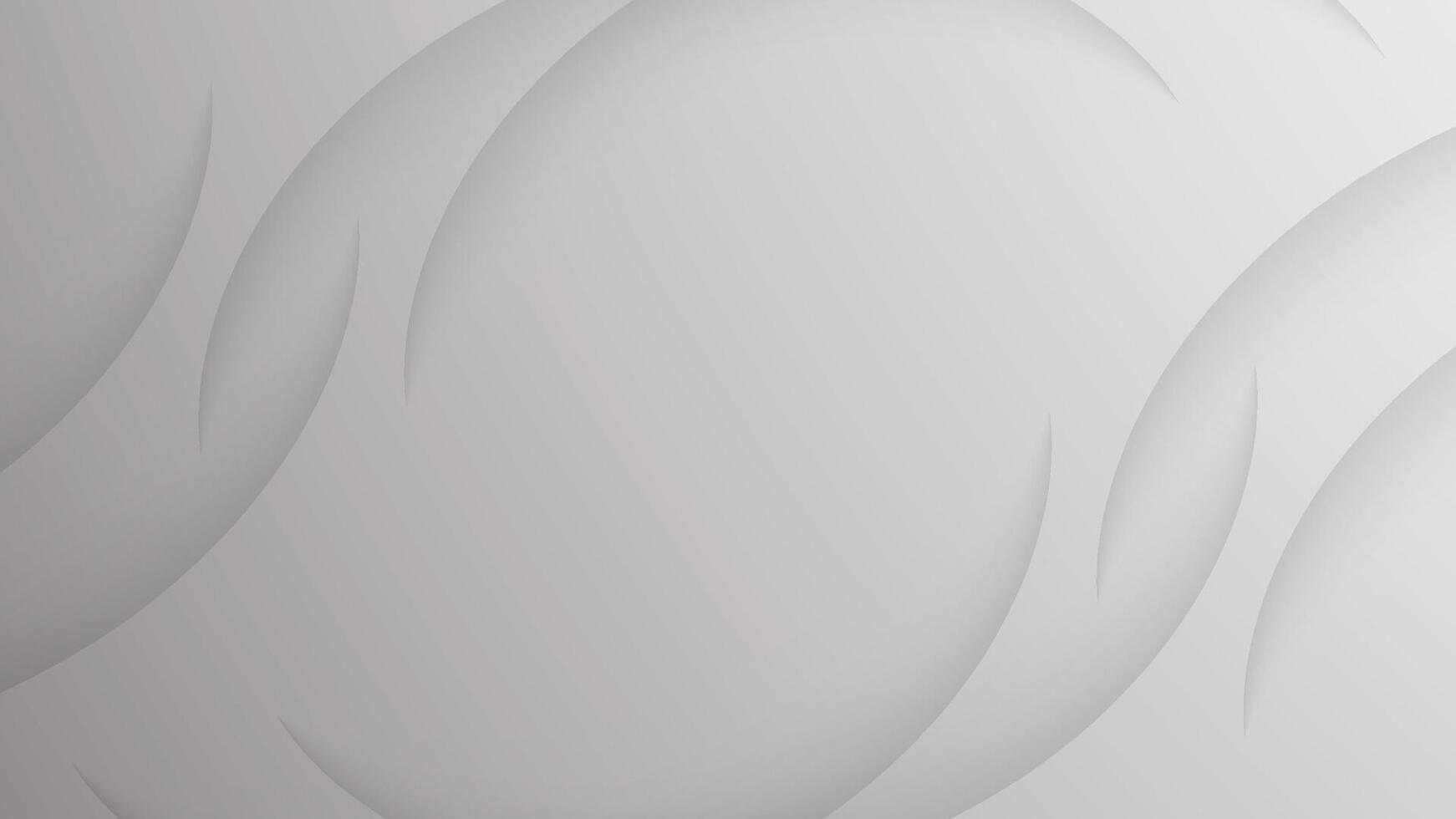 Minimal white background with shadow line. vector