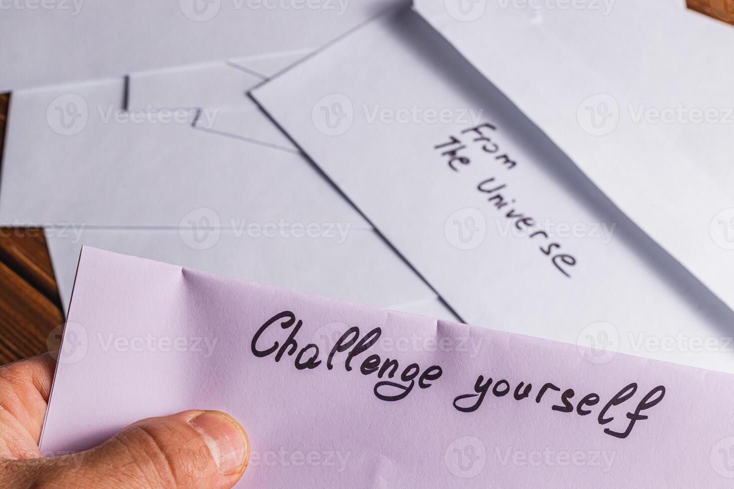 Spiritual message in the mail Photo