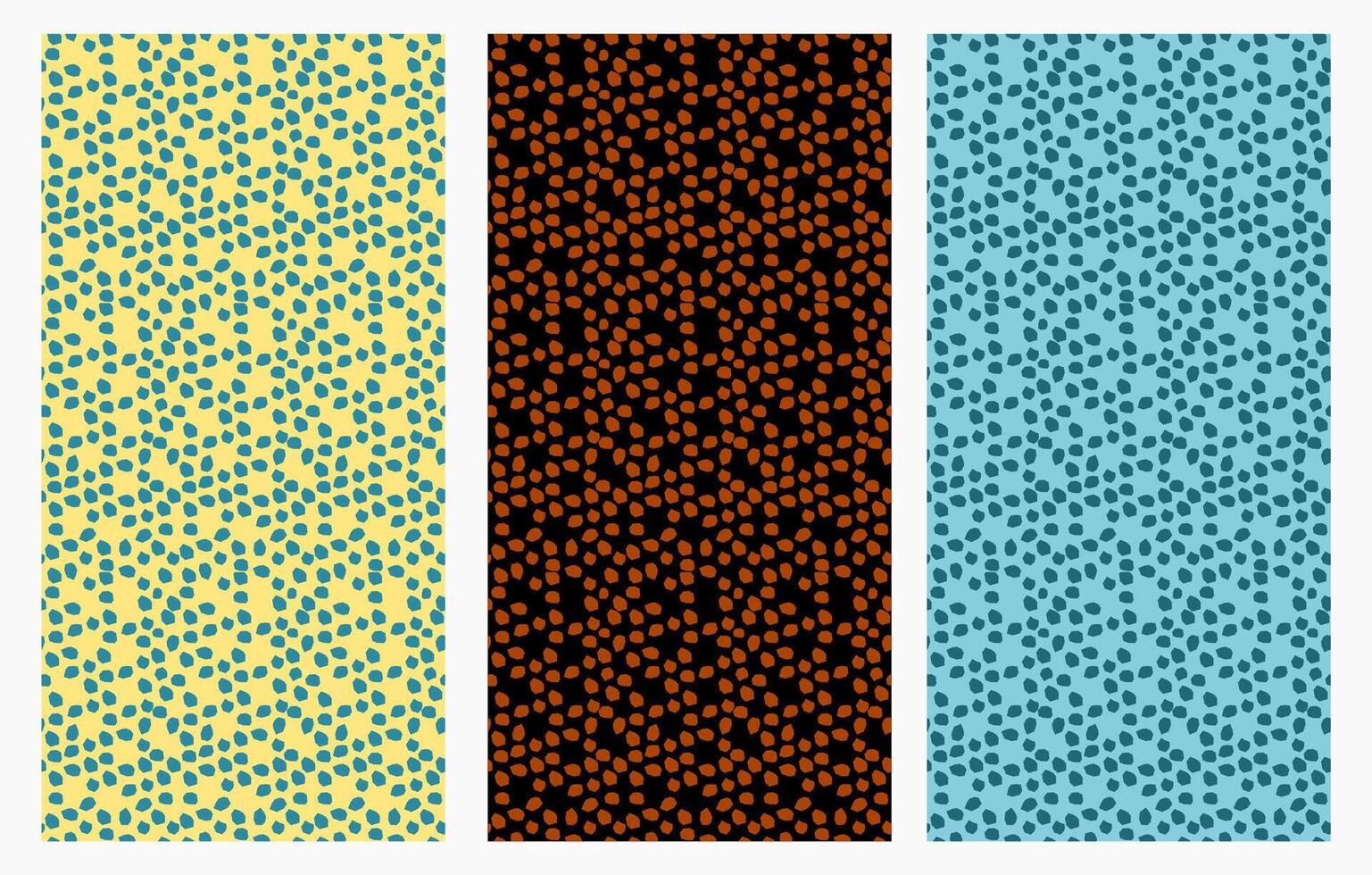 a collection of seamless patterns with an abstract theme. Suitable for a variety of decorations vector