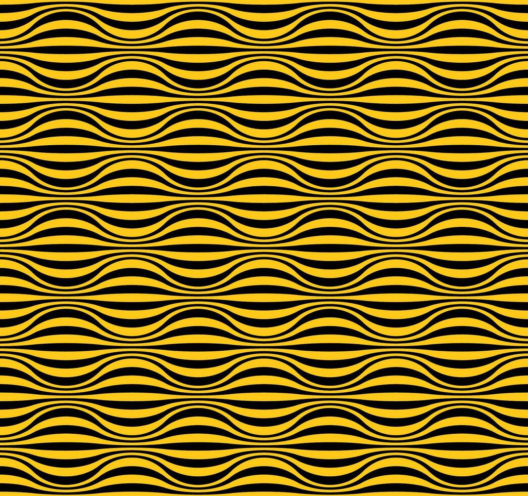 Two colors optical psychedelic seamless pattern vector