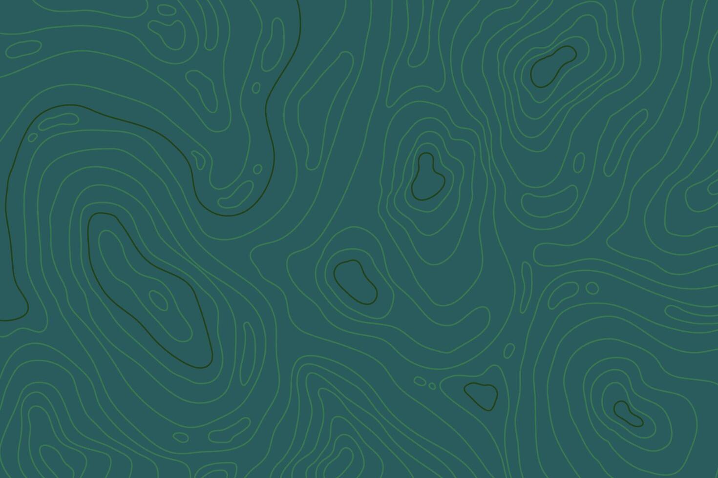 Topographic map with mountain relief, contur abstract wavy lines, top view land vector