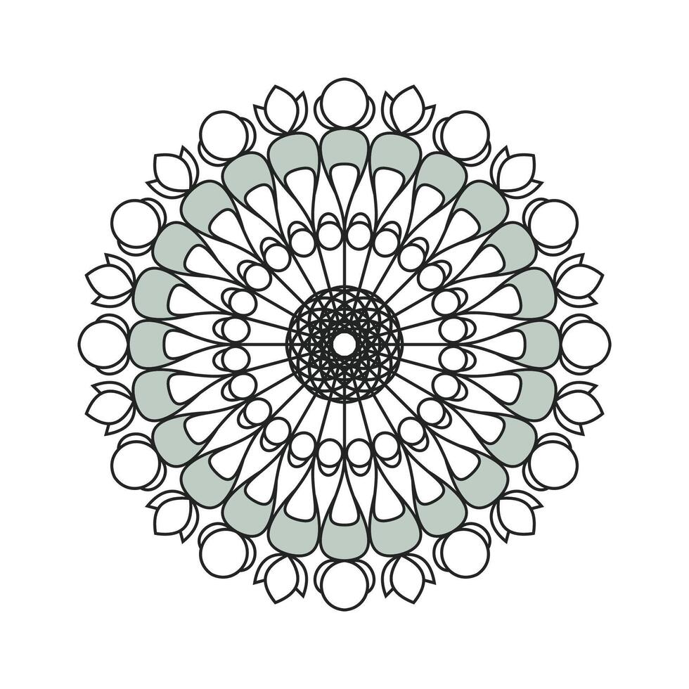 mandala background. Maintain the original color palette of the Om symbol vector