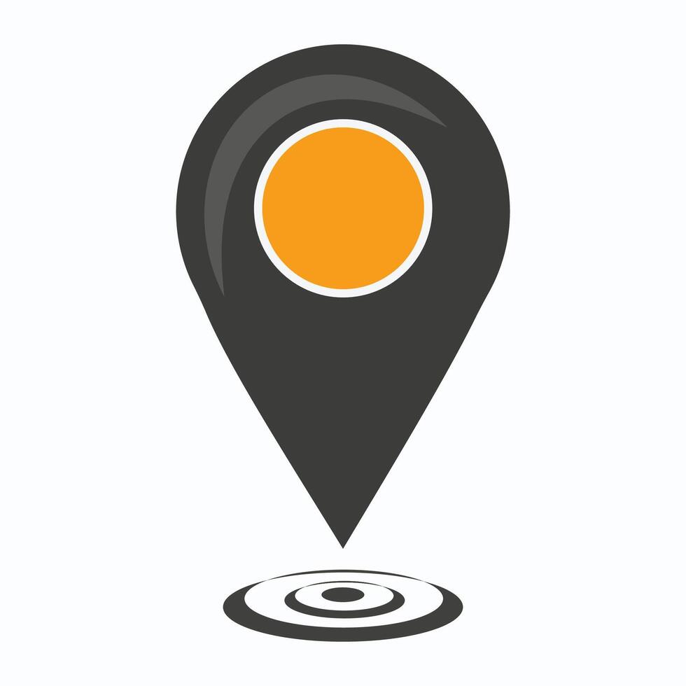 Location pin icons set. Trendy location pin icon concepts vector