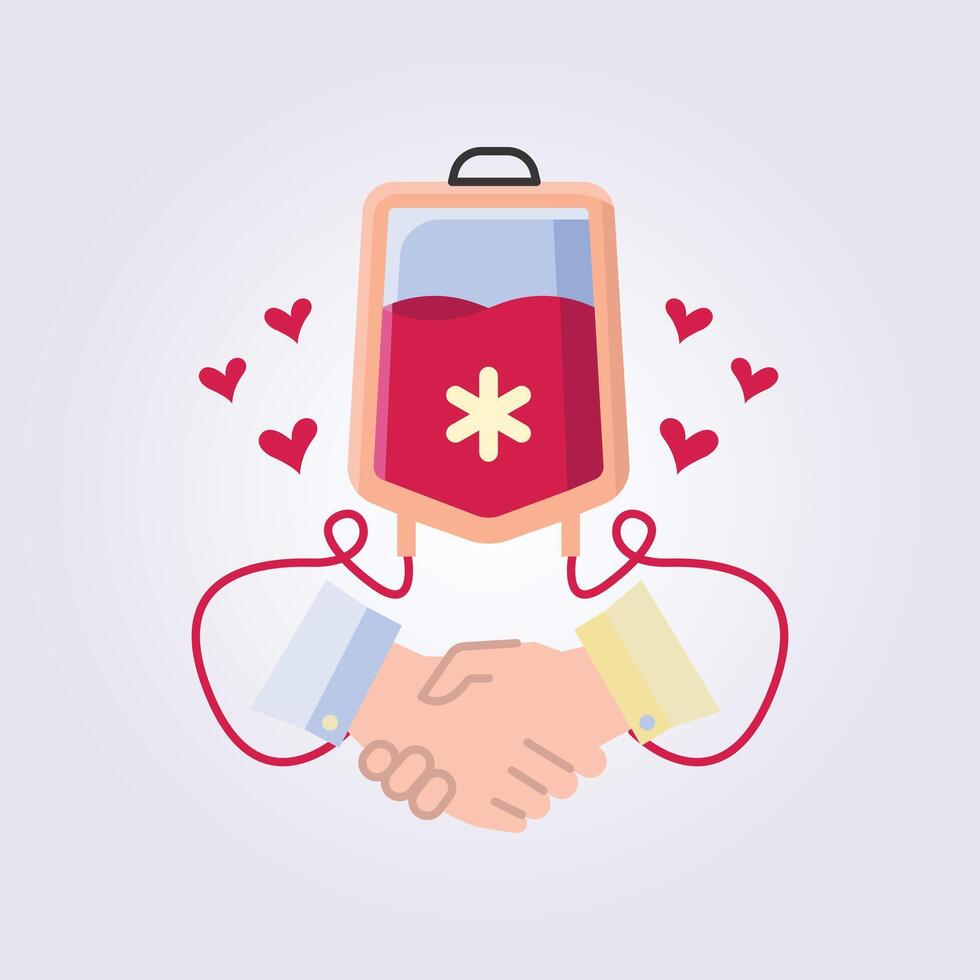 blood donors illustration icon symbol sticker template element design vector