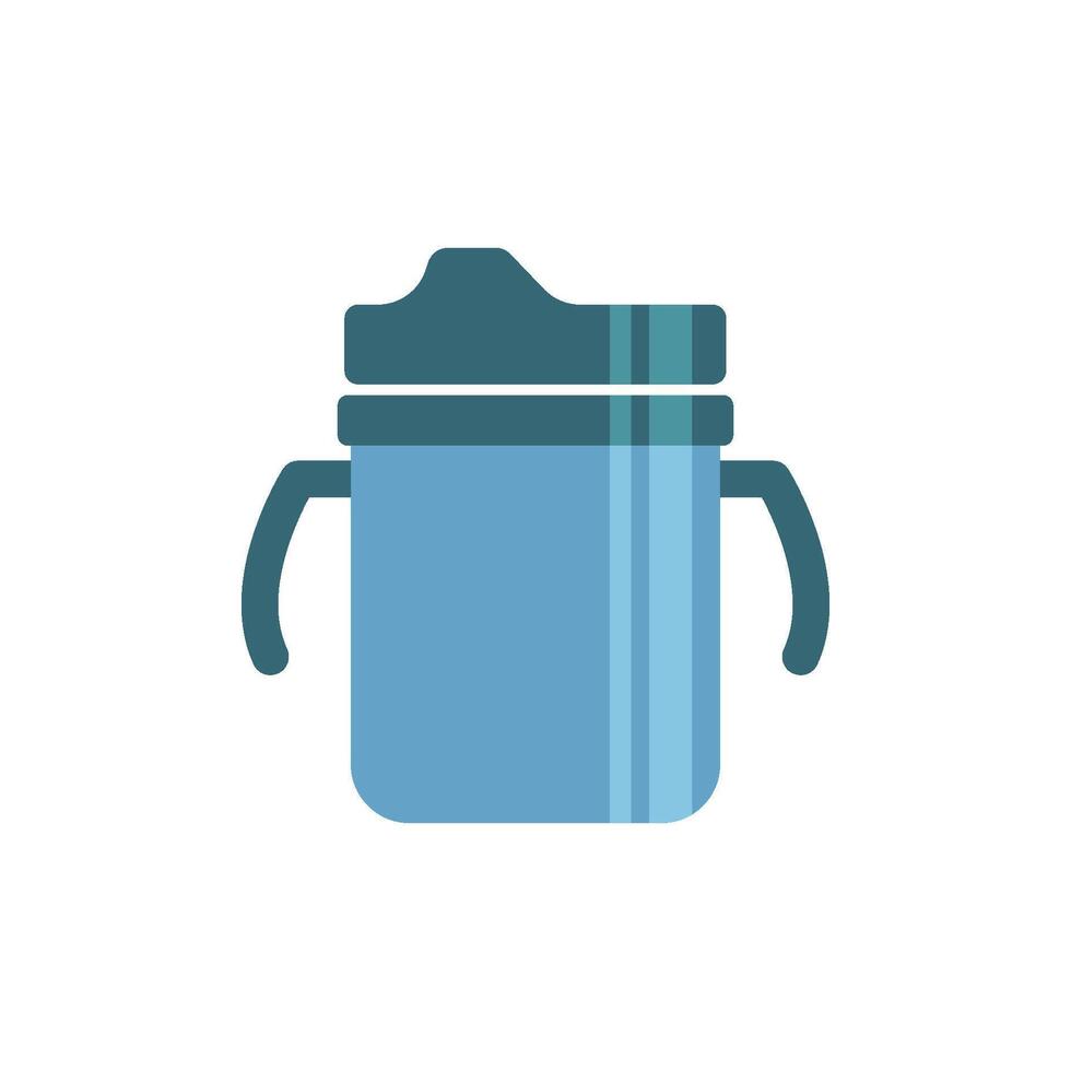 Baby cutlery icon vector