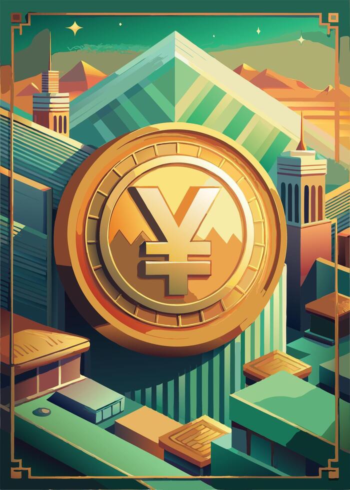 money as yen vector