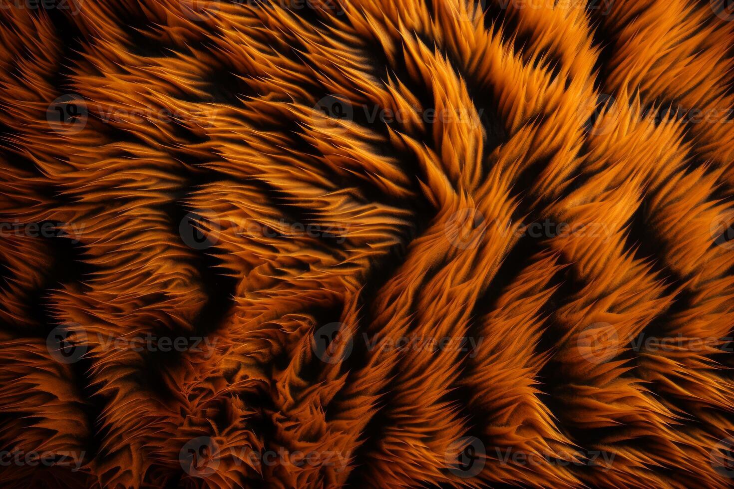 Bold Tiger fur cat banner. Generate Ai photo