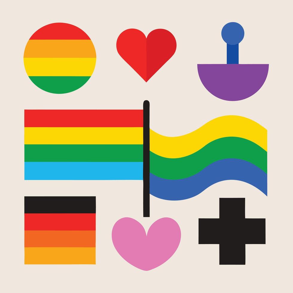 Respect and Understanding Symbols - Cross-Cultural Communication Illustration vector