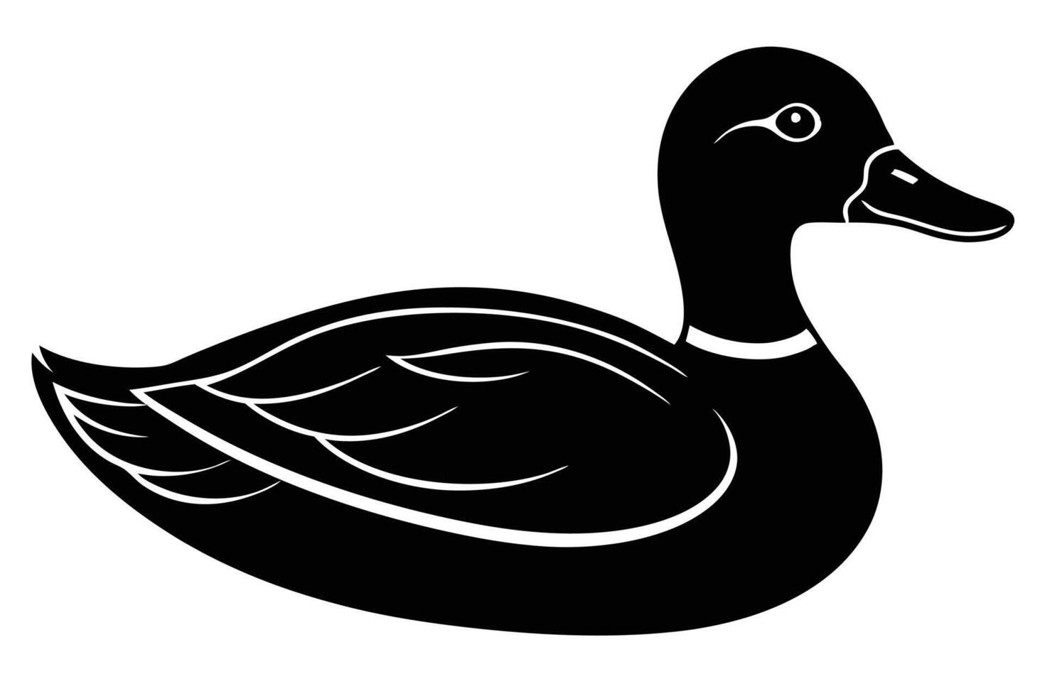 Duck Decoys Illustration Clipart Design vector