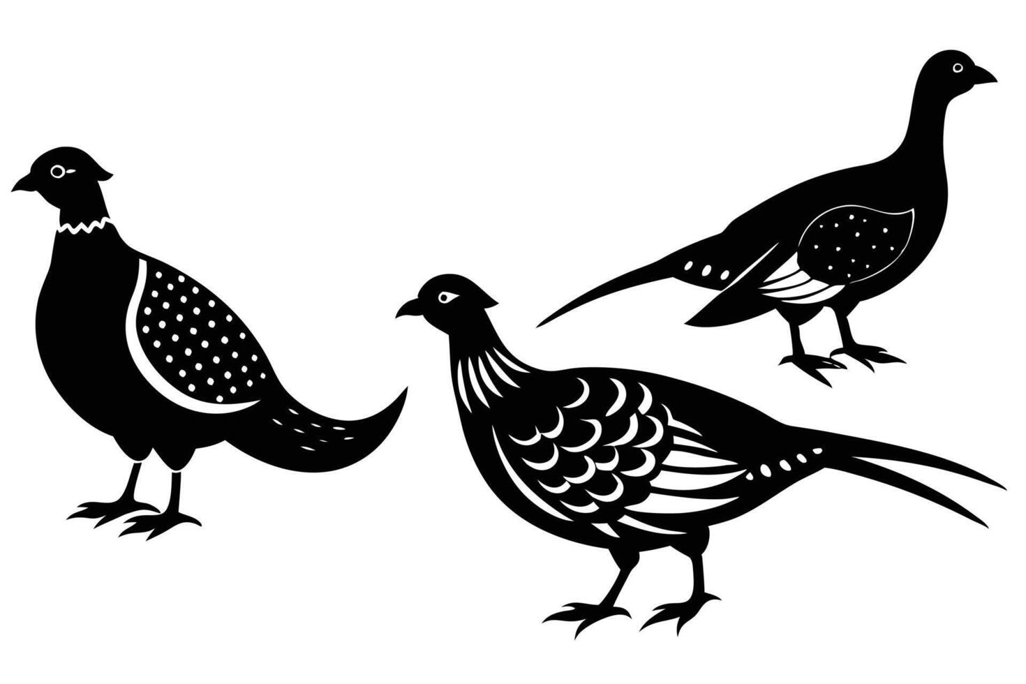 Game Birds Illustration Clipart Design vector