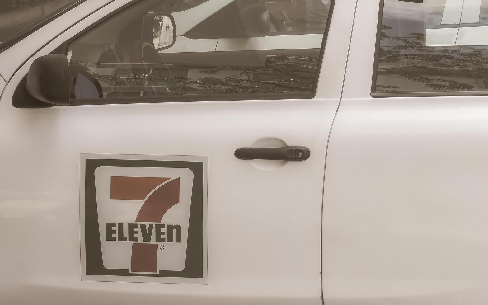 Playa del Carmen Quintana Roo Mexico 2022 7 Eleven car with brand logo Playa del Carmen Mexico. photo