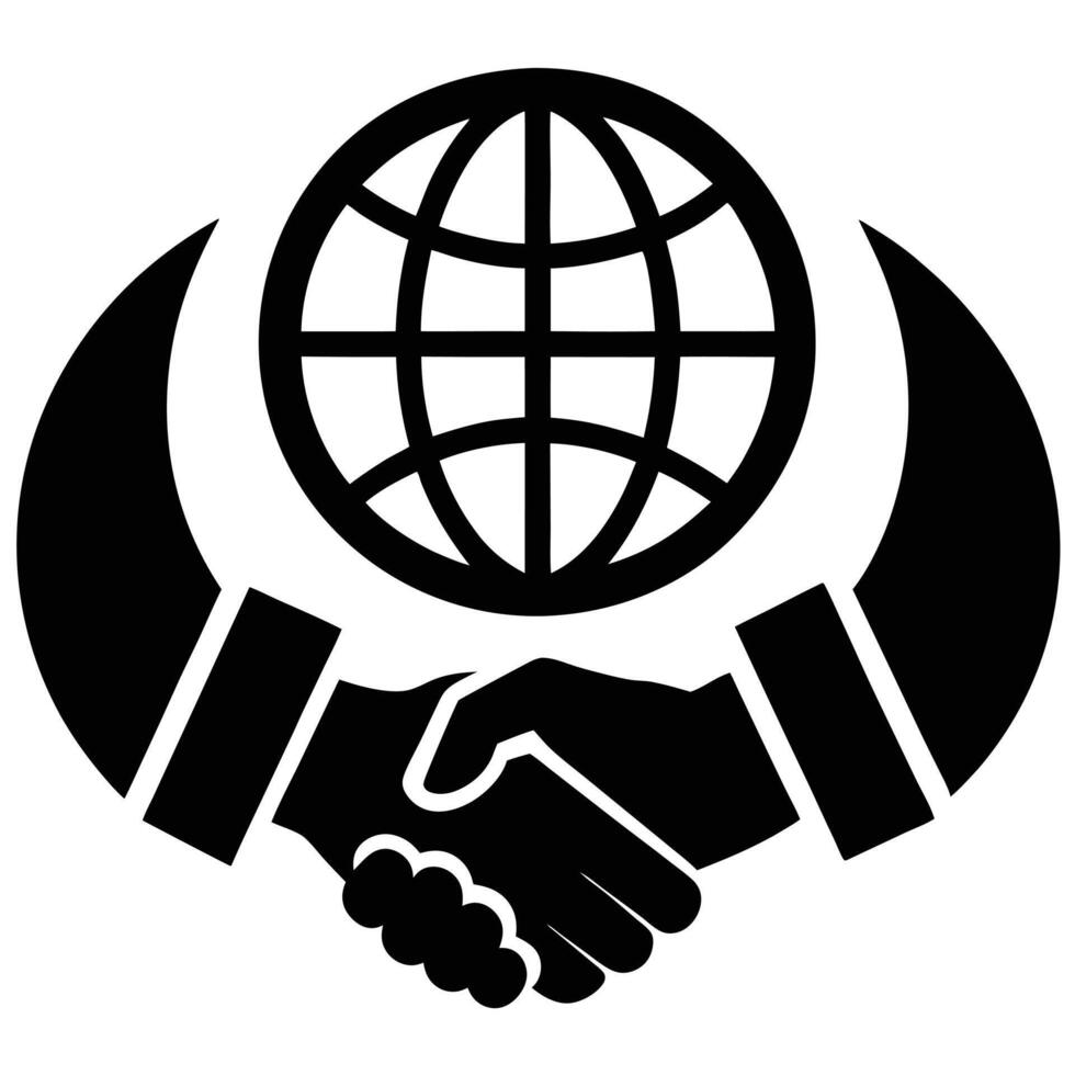 Respect and Understanding Symbols - Cross-Cultural Communication Illustration vector