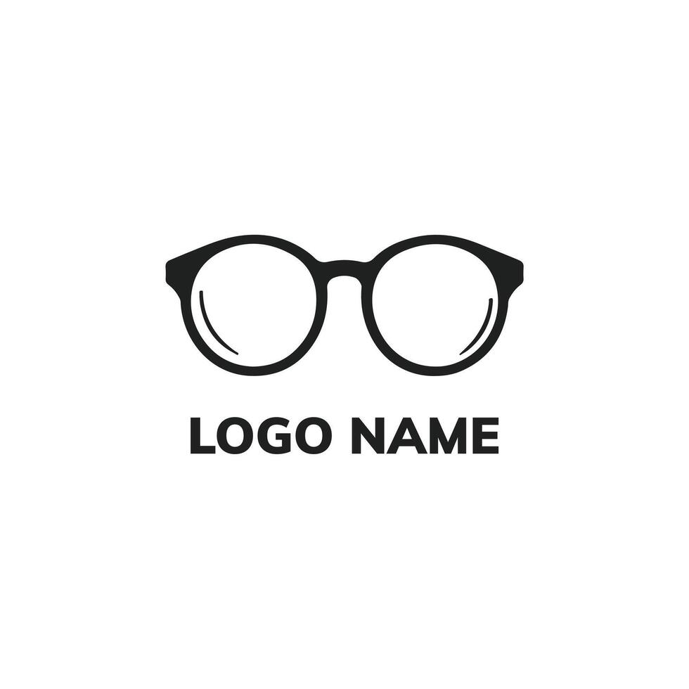 Eye glass editable vector