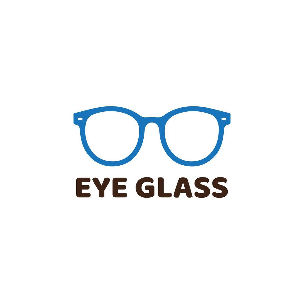 Eye glass editable vector