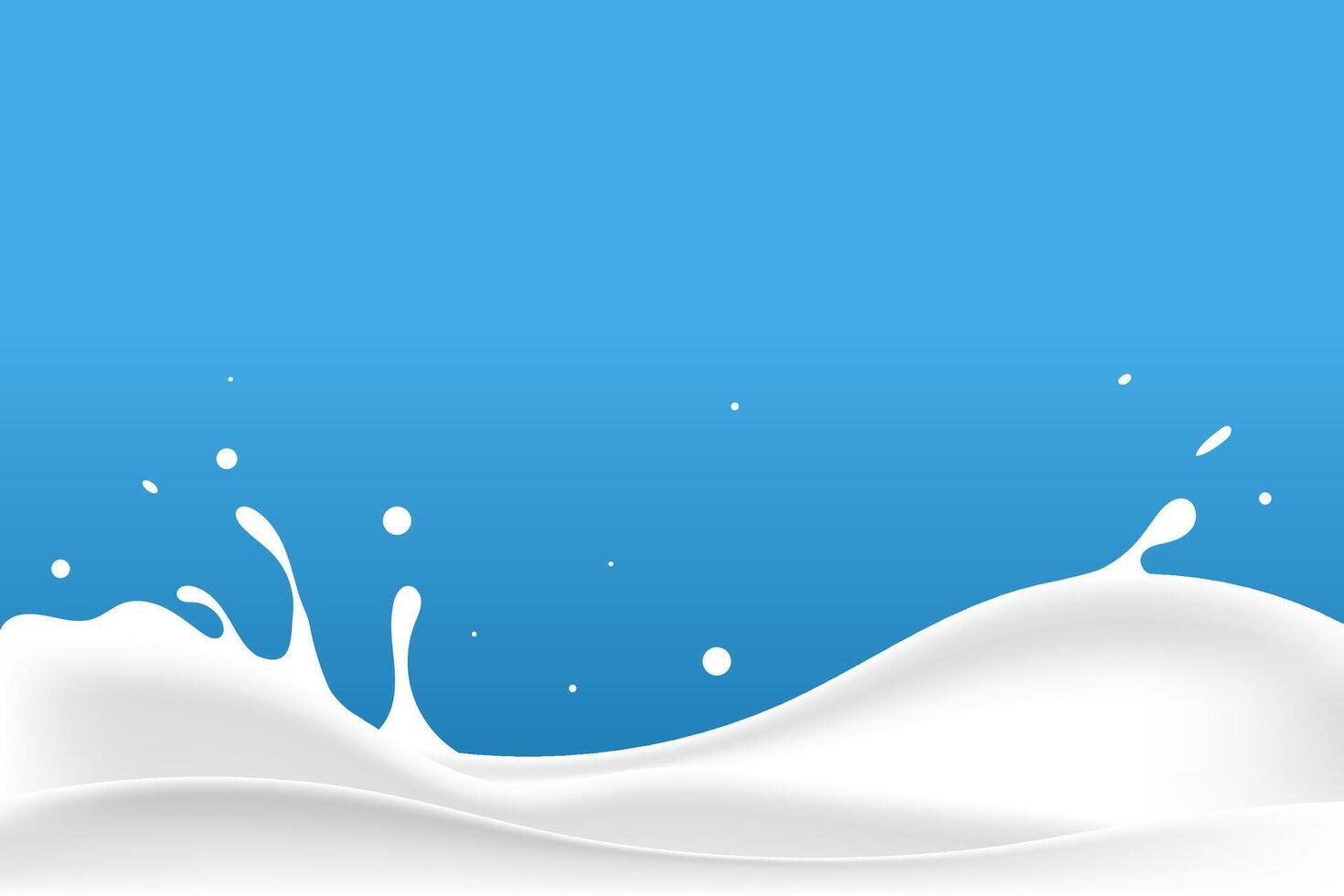 white milk or yogurt vector