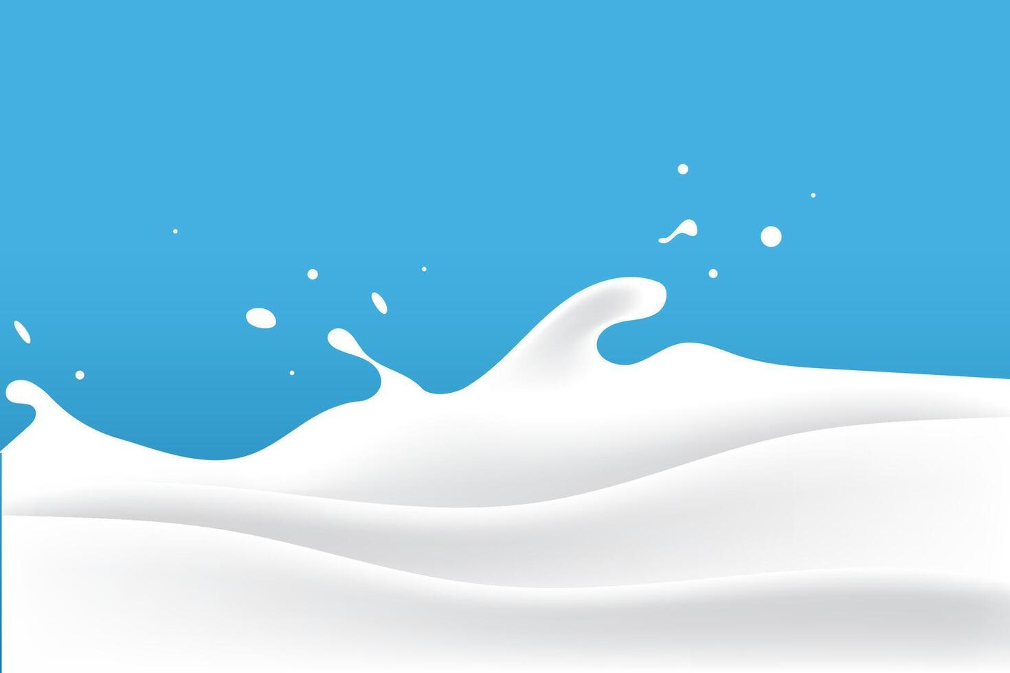wavy milk liquid background. yogurt element vector
