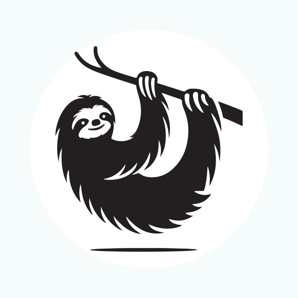 Sloth logo icon vector