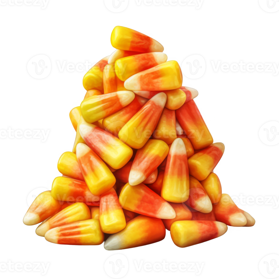 A Heap of Candy Corn Candies png