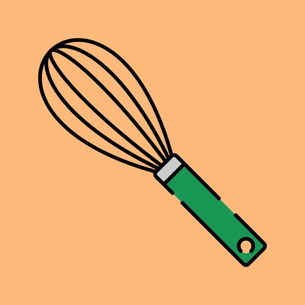 Egg Beater Illustration in Flat Style vector