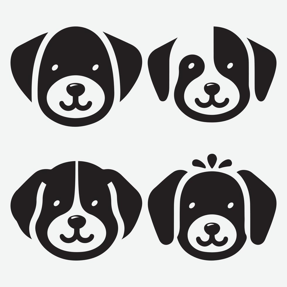 Bold Dog Head Line Art for Eye-Catching T-shirt Creations vector