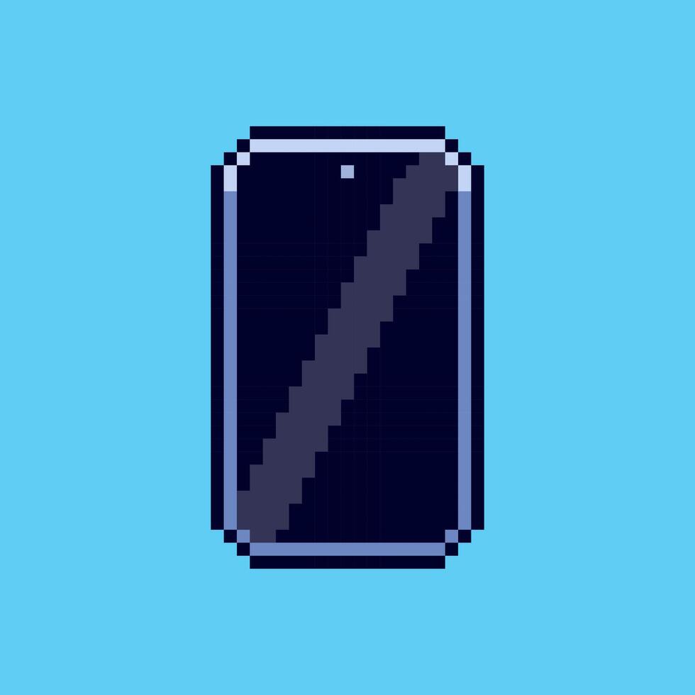 Pixel art smartphone game asset design vector