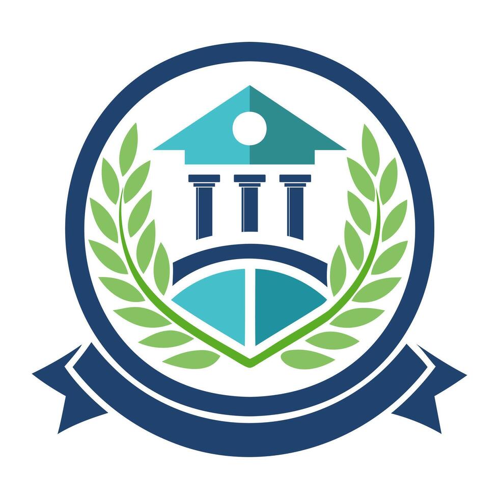 the logo for the school of business and economics vector