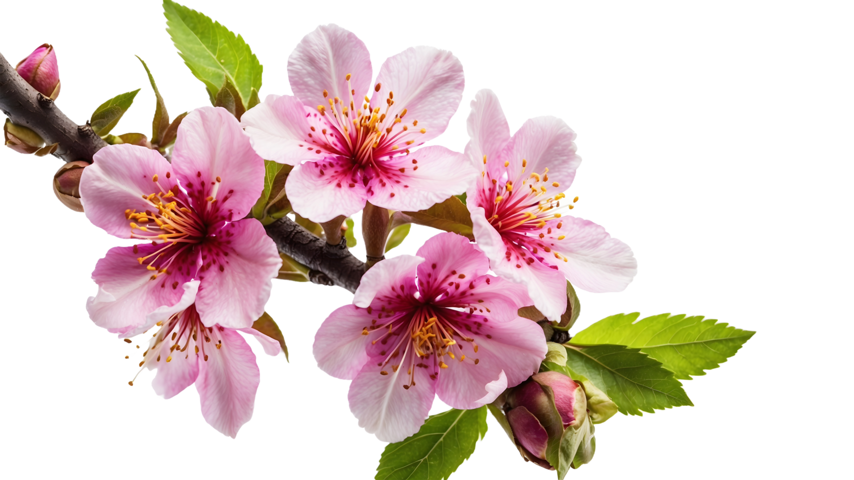 a beautiful flowers in full bloom isolated on a Transparent Background png