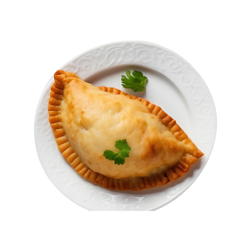 Fried Empanadas with Minced Beef, Perfect for Design Projects, Transparent Background png