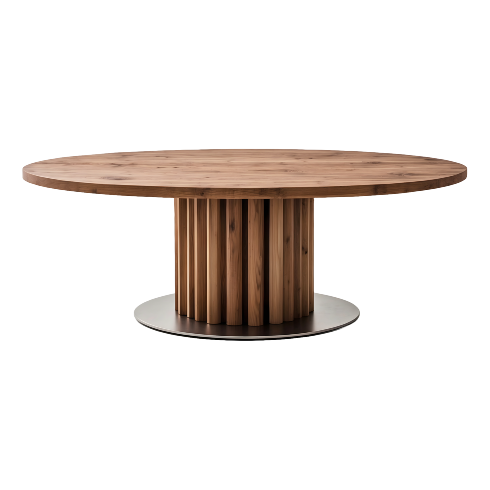 Old World Charm Retro Wooden Table Isolated on a Transparent Background Ideal for Rustic and Vintage Themes png